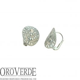 Joblot Di 36 Paia Orecchini Con Borchio Cristallo Trasparenti - Foto 7