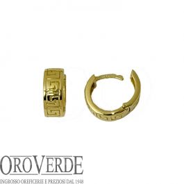 【VERSACE】ORECCHINI Versace Orecchini a Cerchio Greca | Argento | FARFETCH IT