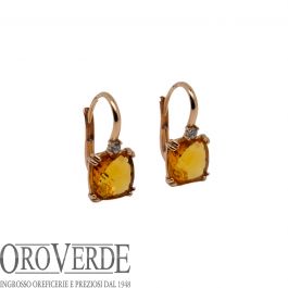 Orecchini Natalizi A Forma Di Renna Con Cristalli Sfaccettati - Confezione Regalo, Verde (cod. #PT-142-PT-146) - 4