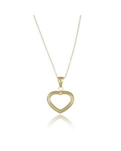 catenina con cuore pendente