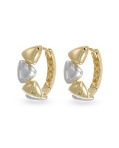 Cerchi con design geometrico e finitura lucida diam.13mm.