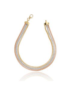 bracciale con design a maglia coreana