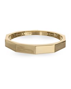 Bracciale rigido donna con design poligonale e struttura traforata diam.mm.55