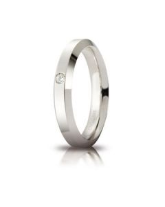 fede hydra Unoaerre con diamante 0,03ct. larga 4mm.