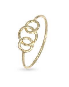 Anello con cerchi intrecciati