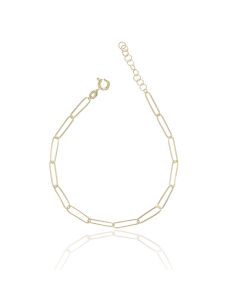 Bracciale maglie Rettangolari Lucide