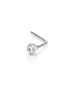 piercing naso a griffe con diam. 0,02ct