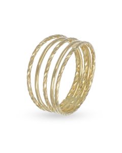 Anello multi fascia intrecciata