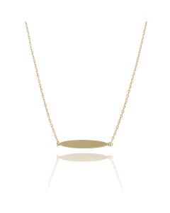 Catenina con pendente ovale