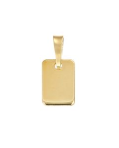 ciondolo medaglia rettangolare 8x6mm.