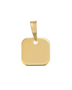 ciondolo medaglia quadrata 8x8mm.