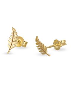 orecchini a foglia traforata