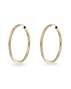 orecchini con gancio a scomparsa diam.17mm. canna 1mm.