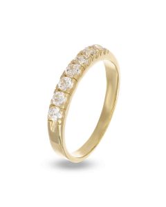 Anello con 7 Zirconi