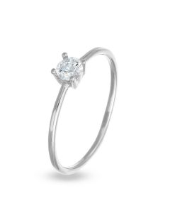 Anello Solitario con Zircone