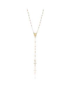 Catenina rosario con sfere lucide cm.44
