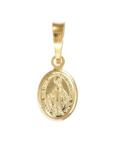 Ciondolo Medaglia Miracolosa – Ovale con Rilievo