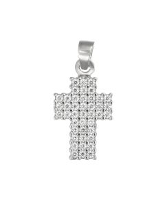 Croce interamente pavé di zirconi