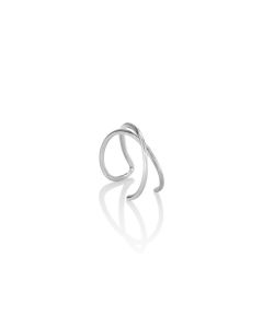 nose cuff criss cross, finto anello per narice diam.8,5mm.
