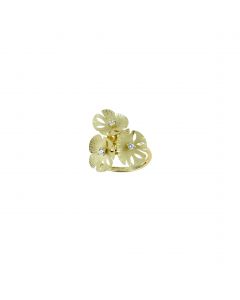 anello con fiori 