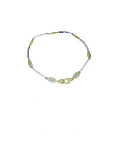 bracciale con pavè di zirconi 