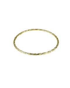 bracciale rigido torchon diam.mm.62 con chiusura laterale e gancio di sicurezza