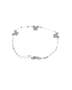 bracciale con farfalle a lastra 