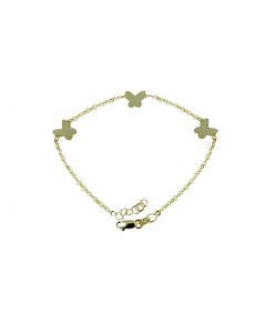 bracciale con farfalle a lastra 
