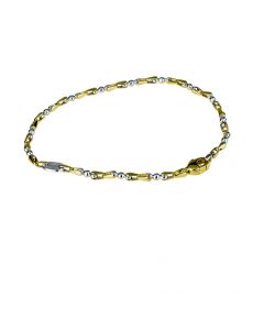 bracciale catena pieno tubolare 