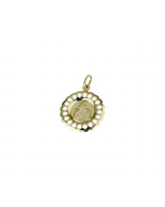 medaglia madonna di Pompei tonda diam.25mm