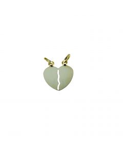 cuore che si spezza dim.20x15mm.