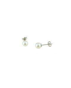 orecchini perla diam.6,5mm.