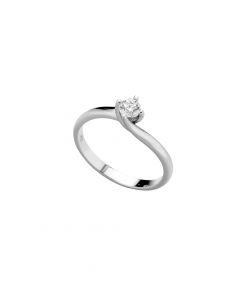 anello solitario con diamante ANS161