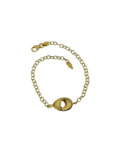 bracciale a catena con centrale a scalare