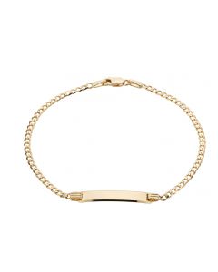 bracciale a targa bimbo cm.16