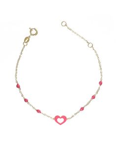 bracciale cuore smaltato