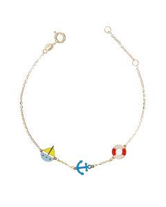 bracciale marino smaltato