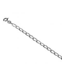 bracciale bimbo catena satinato cm.14 largo mm.4