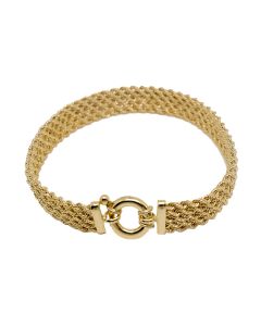 bracciale donna fune piatto