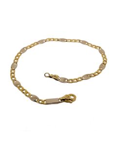 bracciale catena pieno