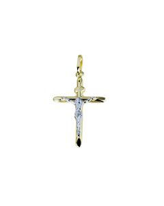 croce stampata con cristo dim.26x17mm.