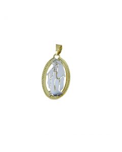 madonna miracolosa doppia lastra dim.20x13mm.