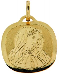 medaglia madonna  dim.15x15mm.