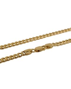catena vuota maglia grumetta  cm.50 larga 4mm.