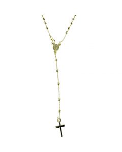 catenina rosario cm.45 con grani sfaccettati (disponibile anche cm.50/60)