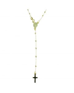 catenina rosario cm.45 con grani lucidi(disponibile anche cm.50/60)