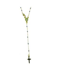 catenina rosario cm.45 con grani lucidi(disponibile anche cm.50/60)
