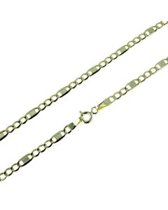 catena vuota maglia figaro piatta cm.50