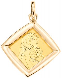 medaglia madonna con bambino 