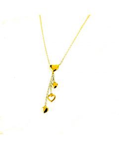catenina con cuori pendenti